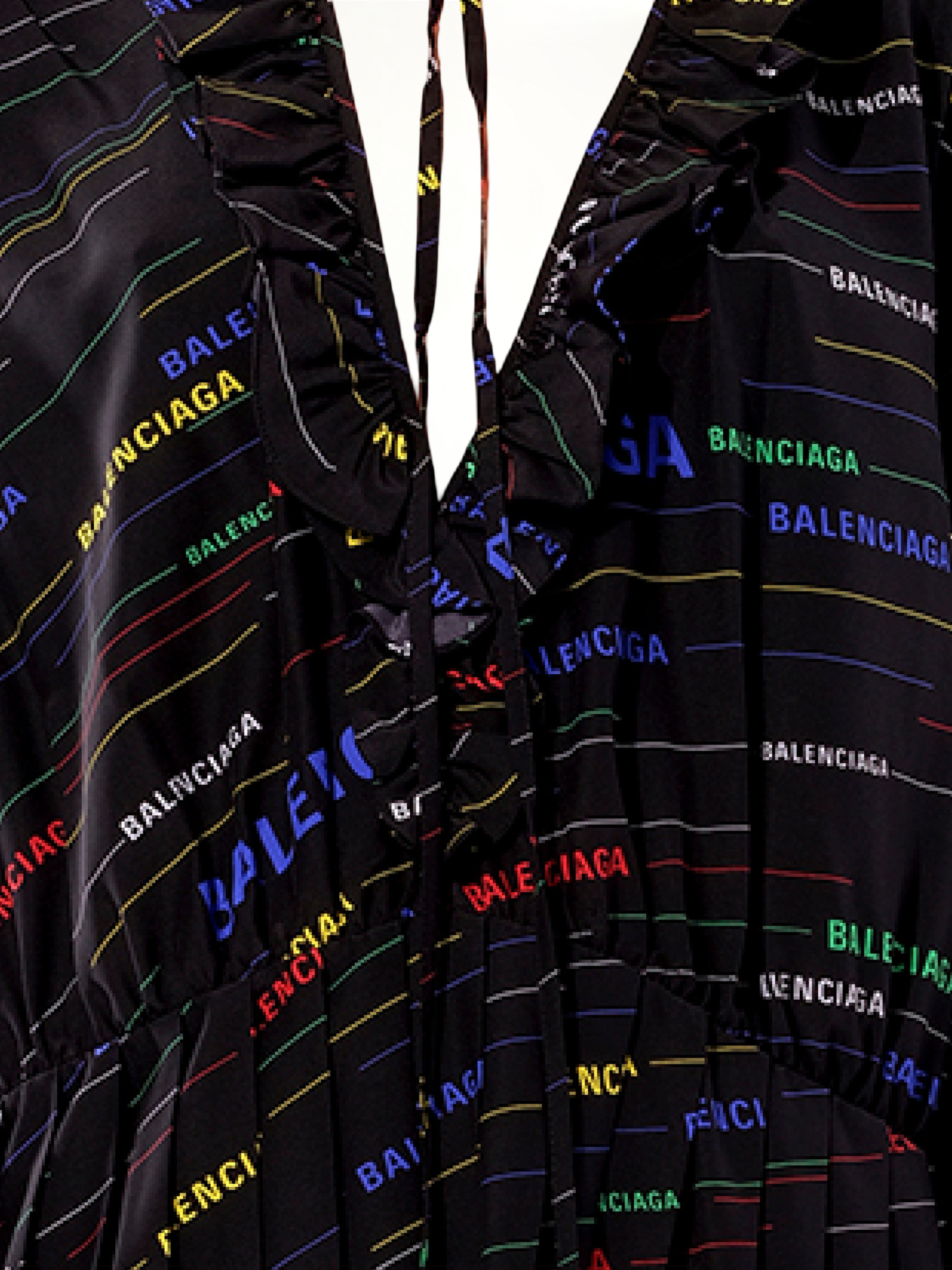 Ruffle Dress in Multicolor