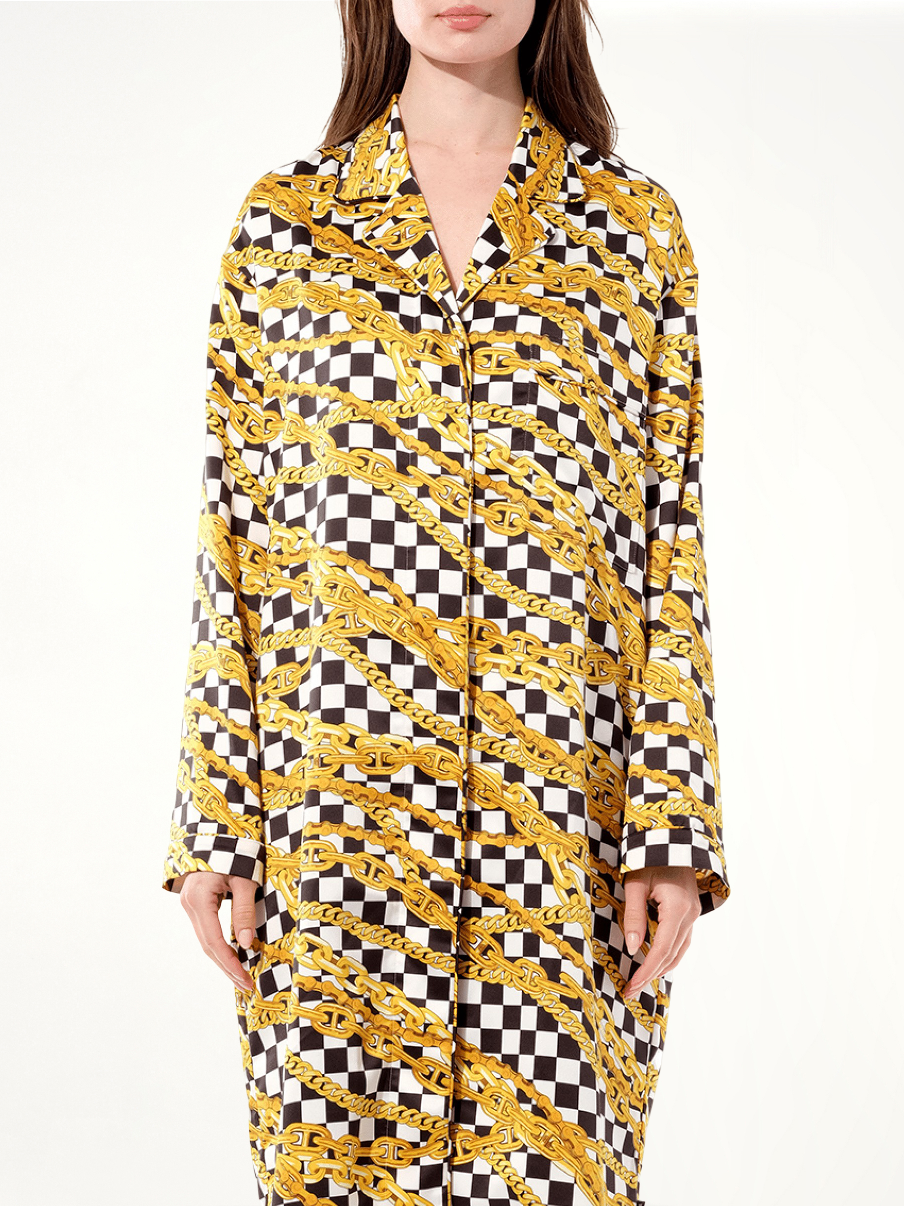 Pyjama Dress in Black