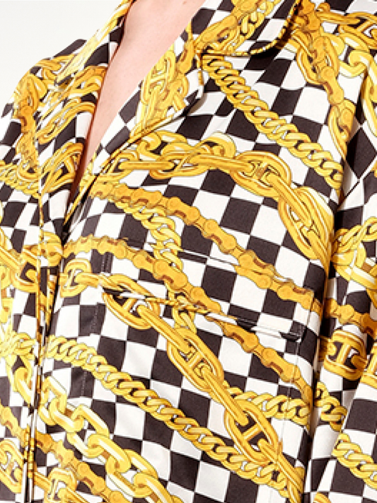 Pyjama Dress in Black