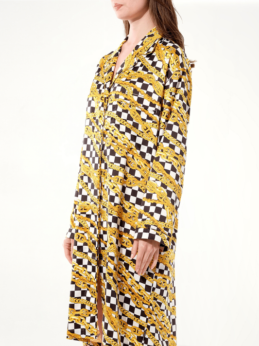 Pyjama Dress in Black