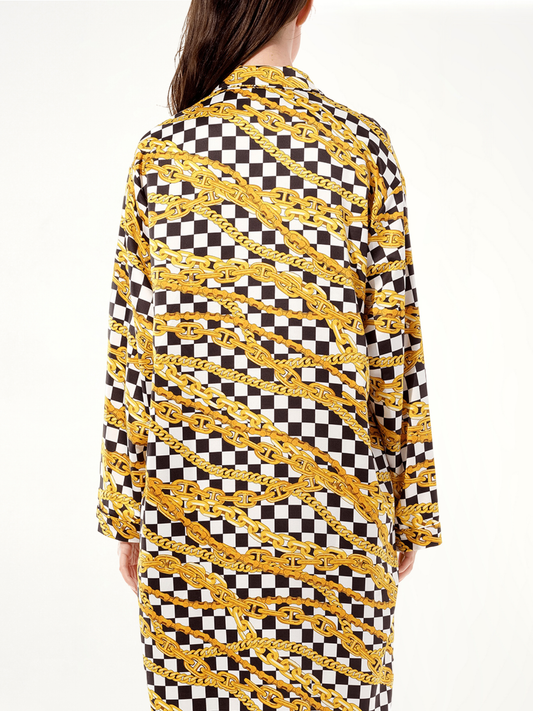 Pyjama Dress in Black