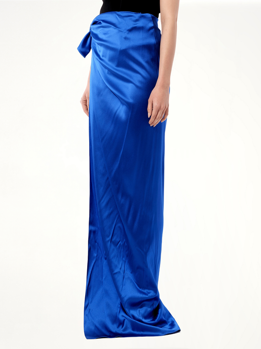 Wrap Skirt in Blue