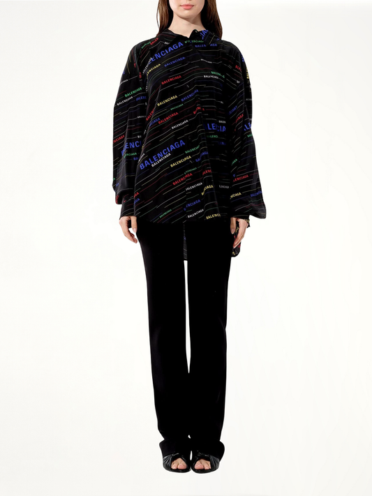 New Bow Blouse in Black