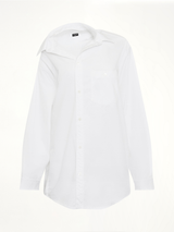 Off Shoulder Shirt in White