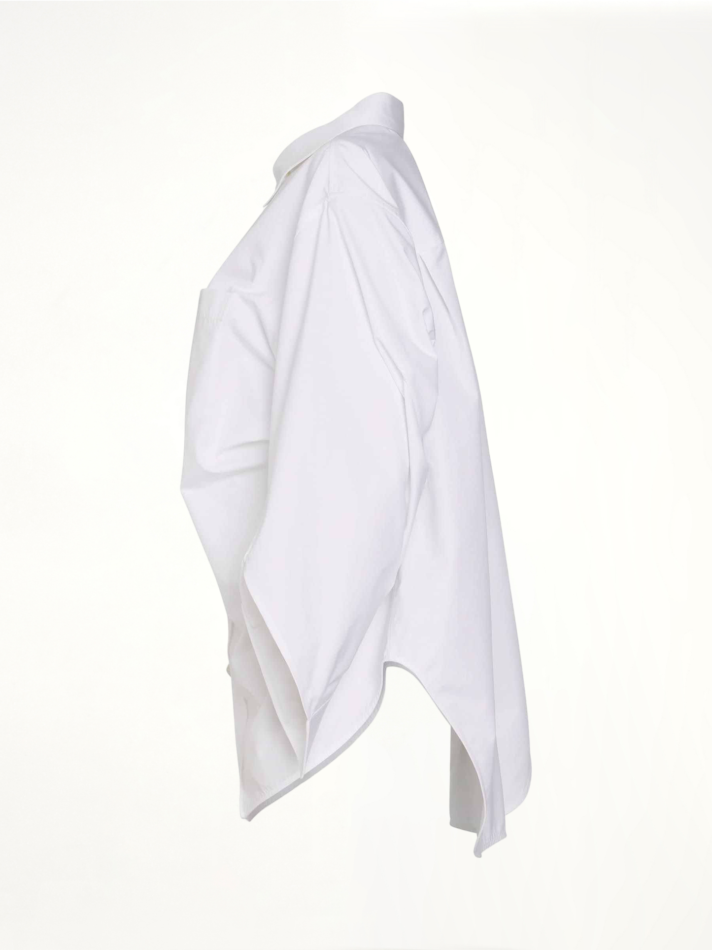 Wing Twisted Shirt in White