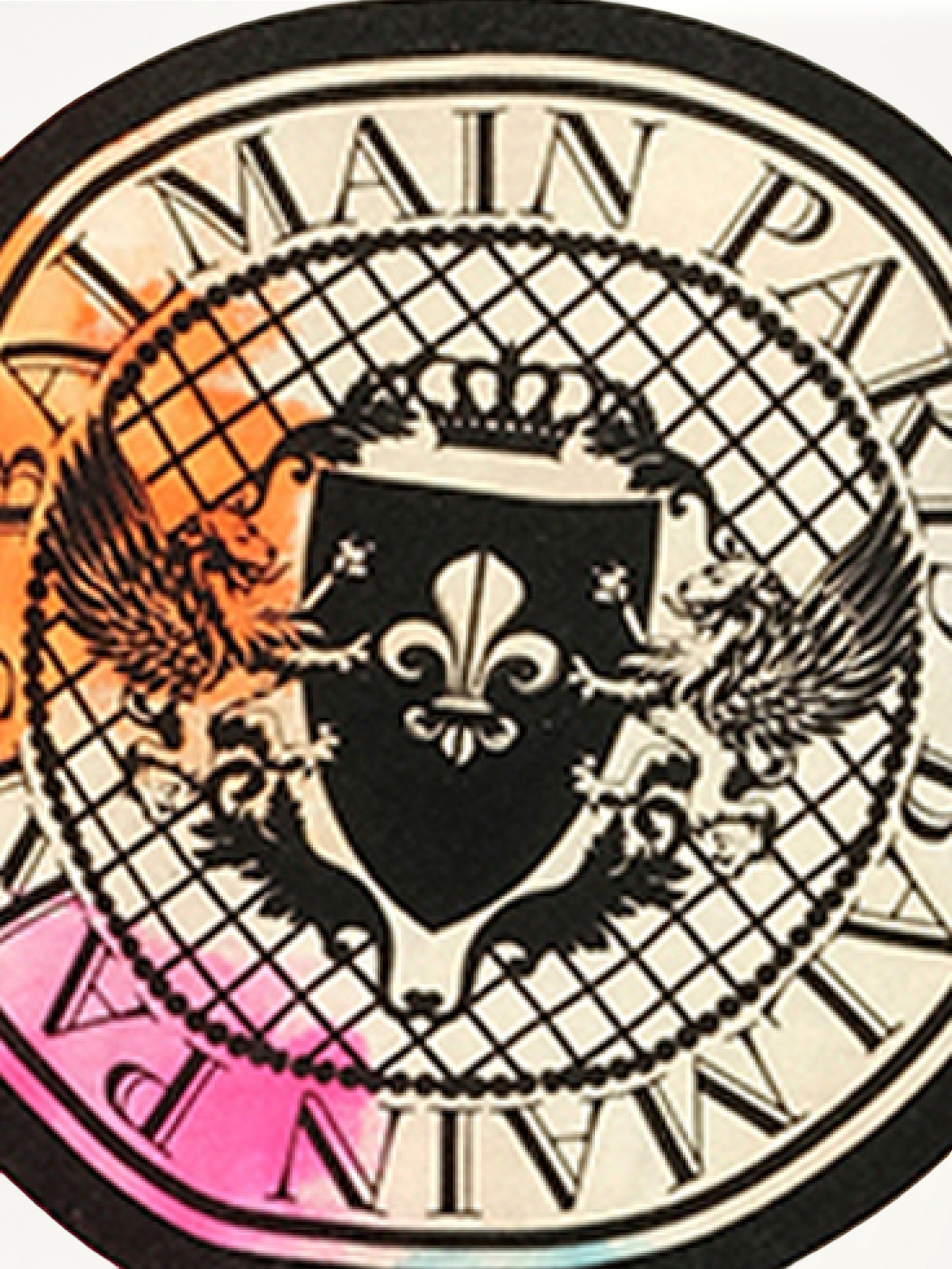 Tie-Dye Crest T-Shirt in Multicolor