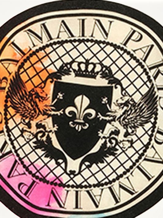 Tie-Dye Crest T-Shirt in Multicolor