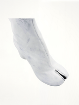 Tabi Bianchetto Ankle Boots 8cm Heel Top View | MAISON MARGIELA
