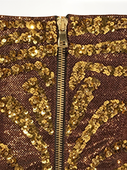 Knit Dress in Copper