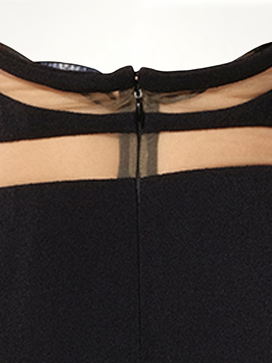 Woven Dress in Black