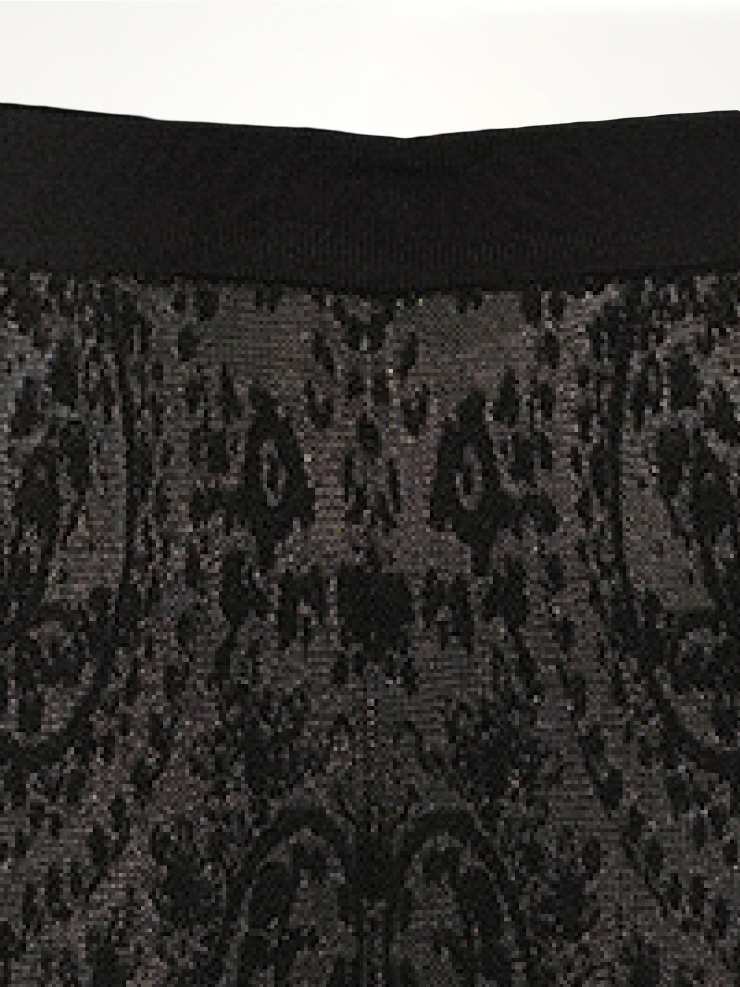 Pattern Pants in Black