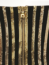 Dress in Gold and Black