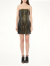 Dress in Gold and Black