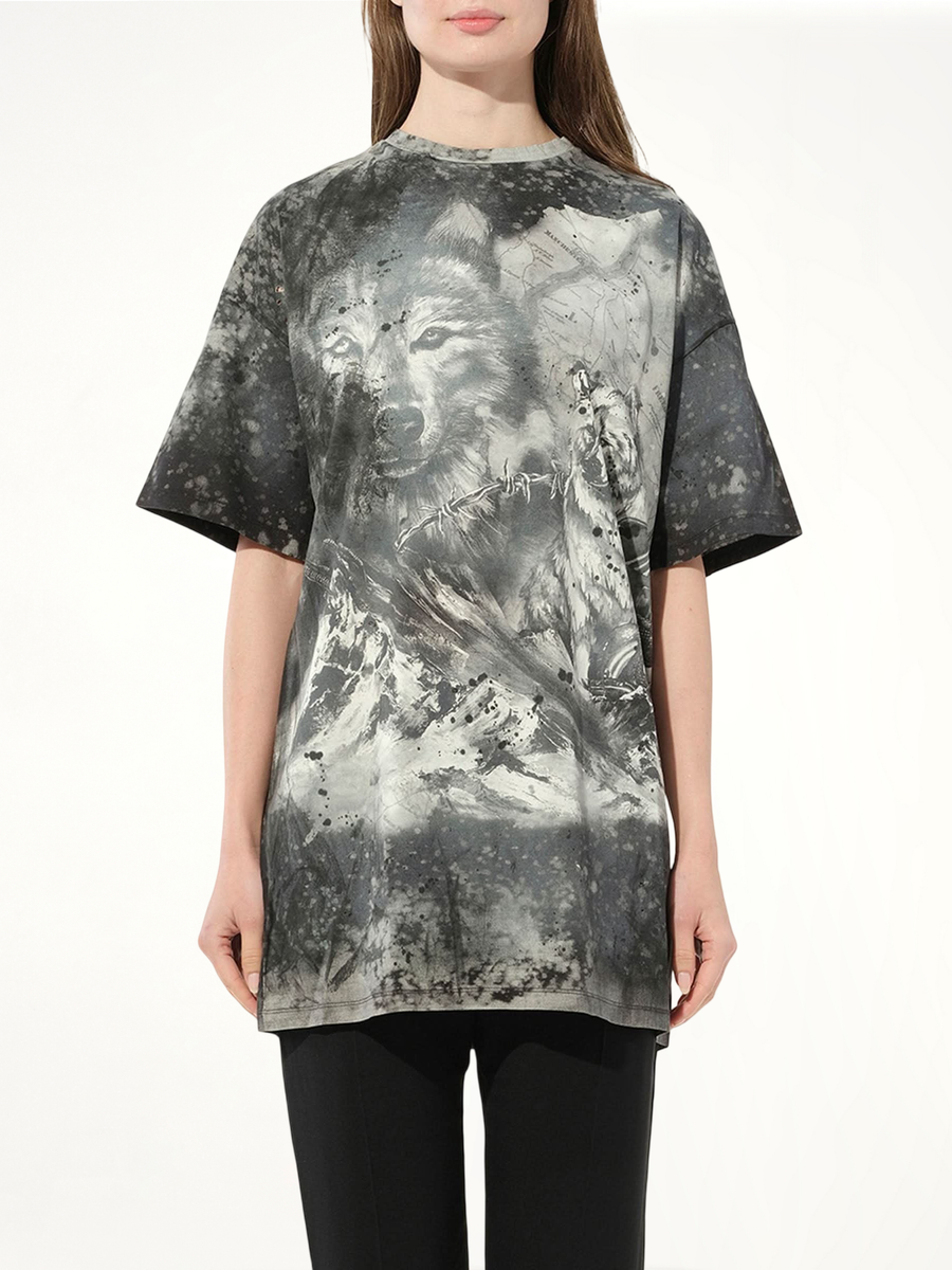 Wolf T-Shirt in Black