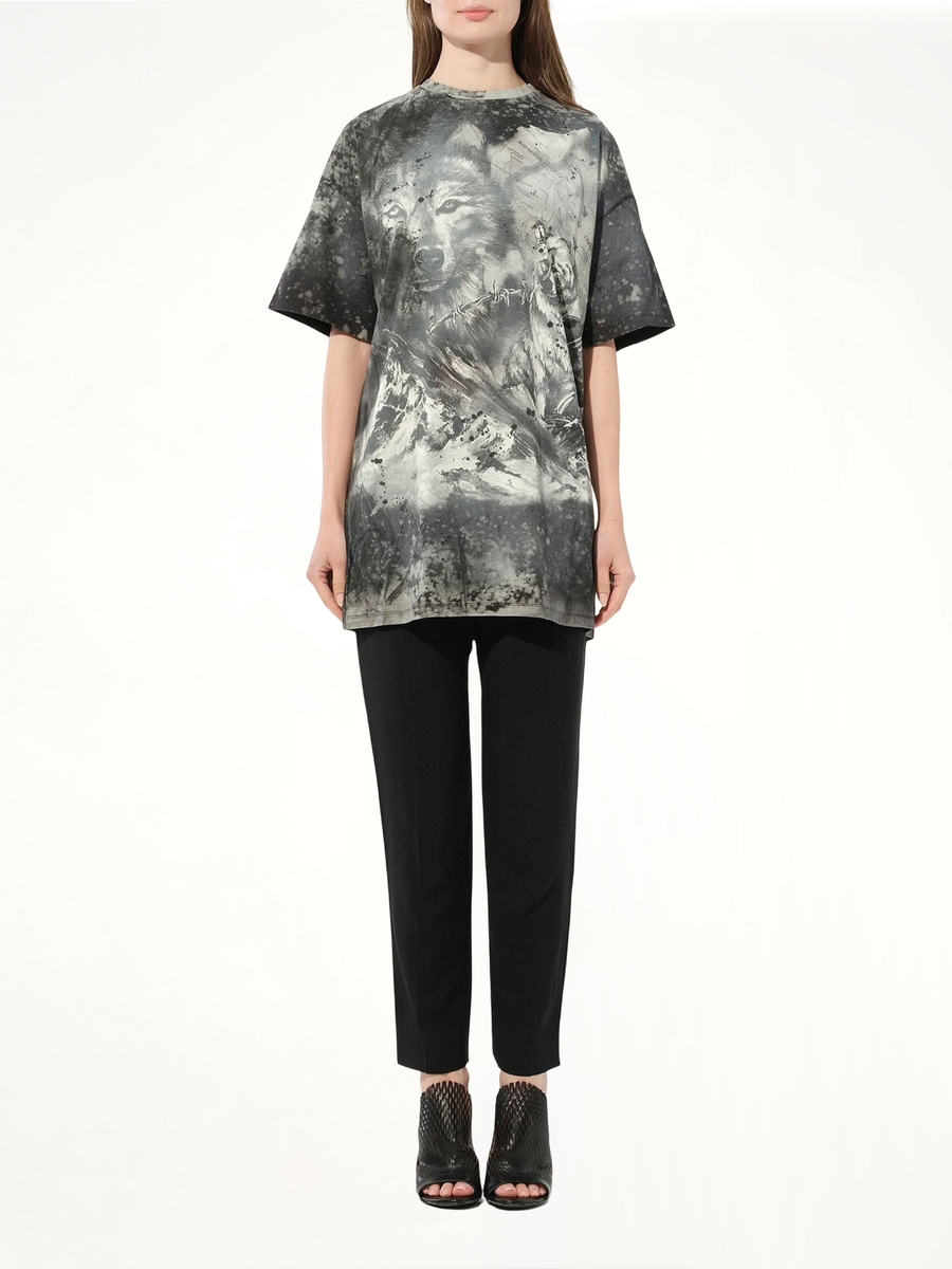 Wolf T-Shirt in Black