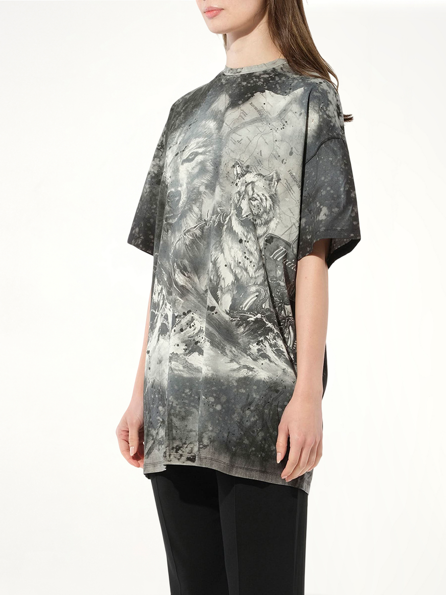 Wolf T-Shirt in Black