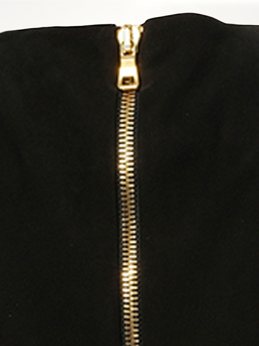 Leather Dress in Black