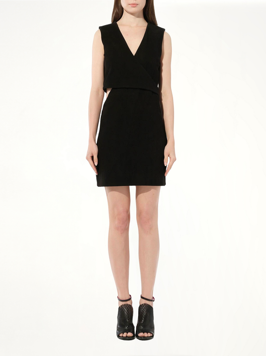 Leather Dress in Black