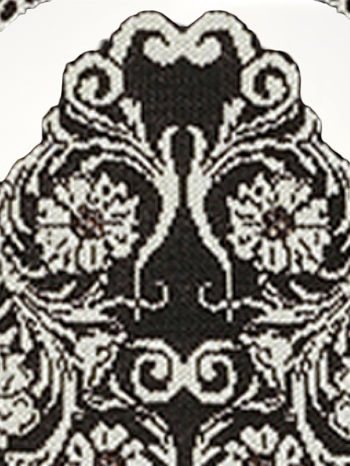 Knit Dress Const in Black/White