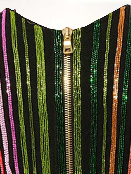 Woven Dress in Multicolor