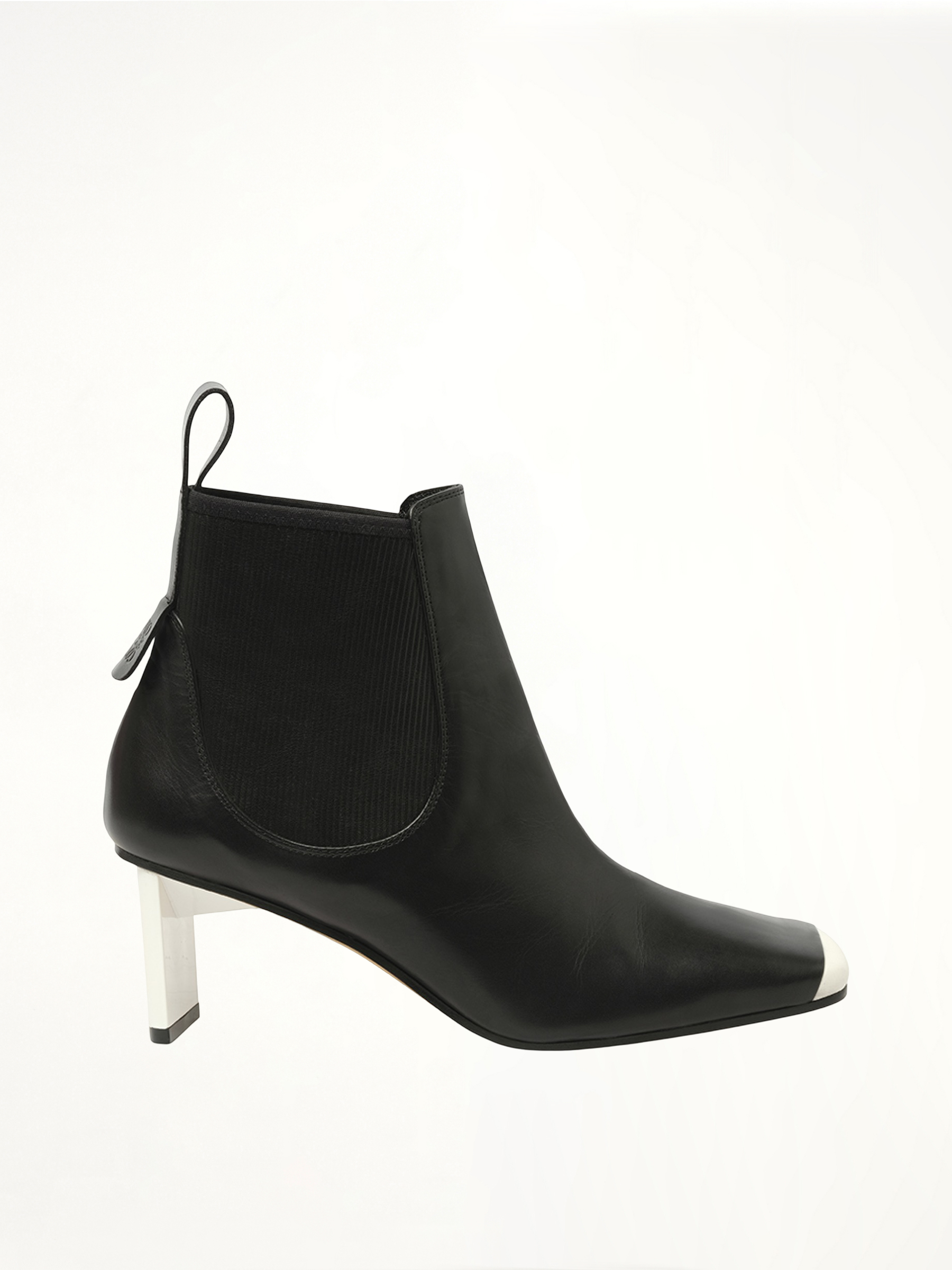 Blade Heel Boot 70 in Black Side View | LOEWE