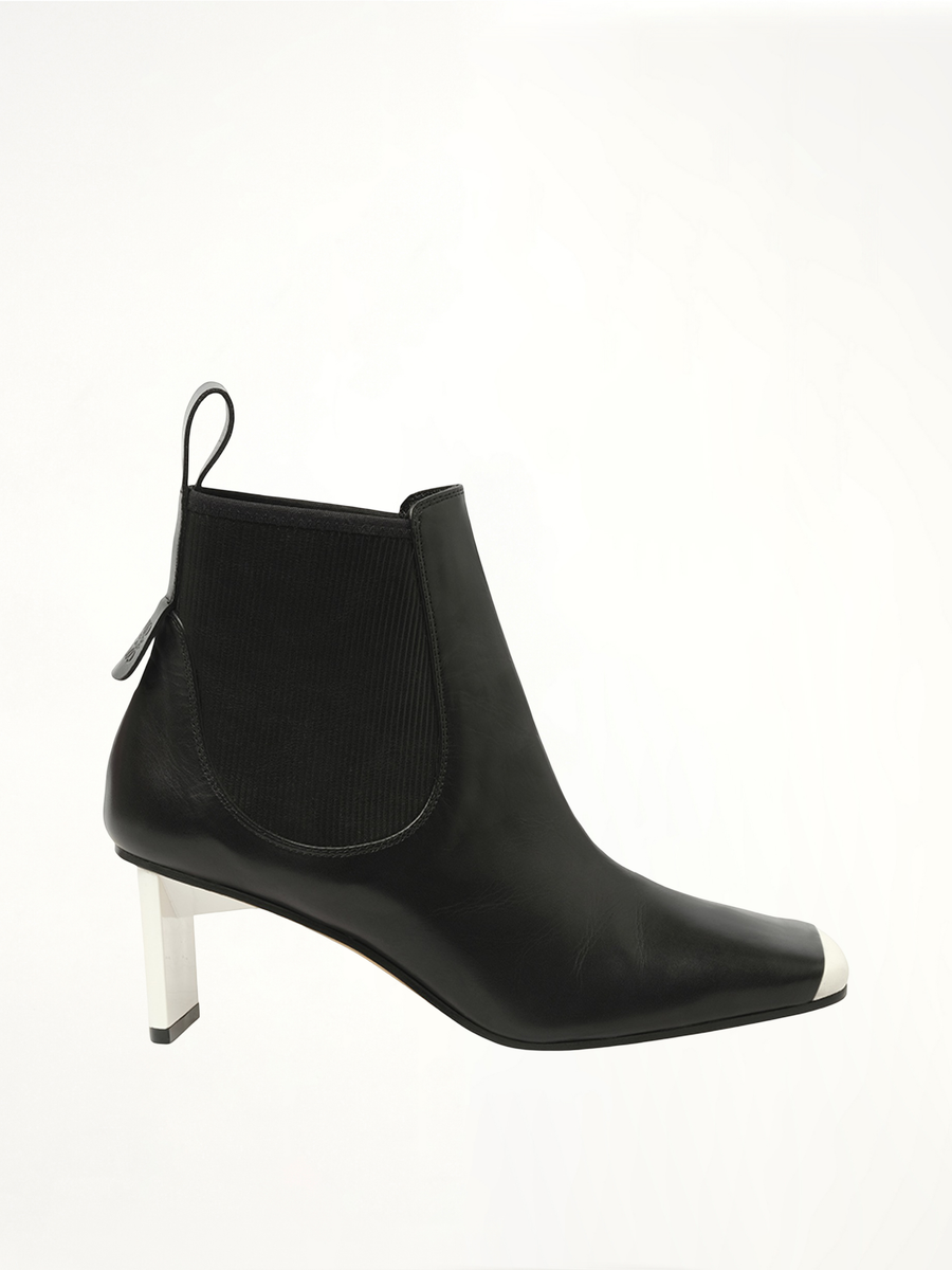 Blade Heel Boot 70 in Black Side View | LOEWE
