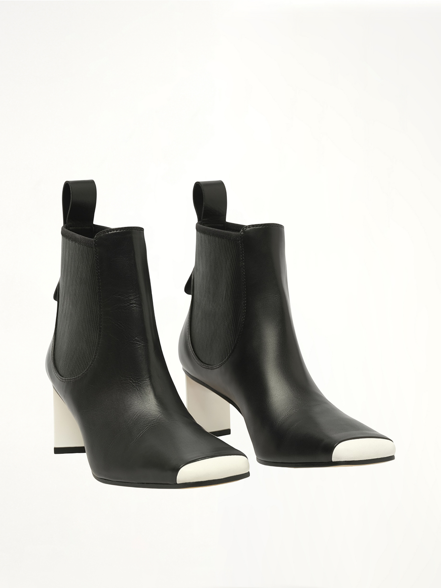 Blade Heel Boot 70 in Black Front View | LOEWE