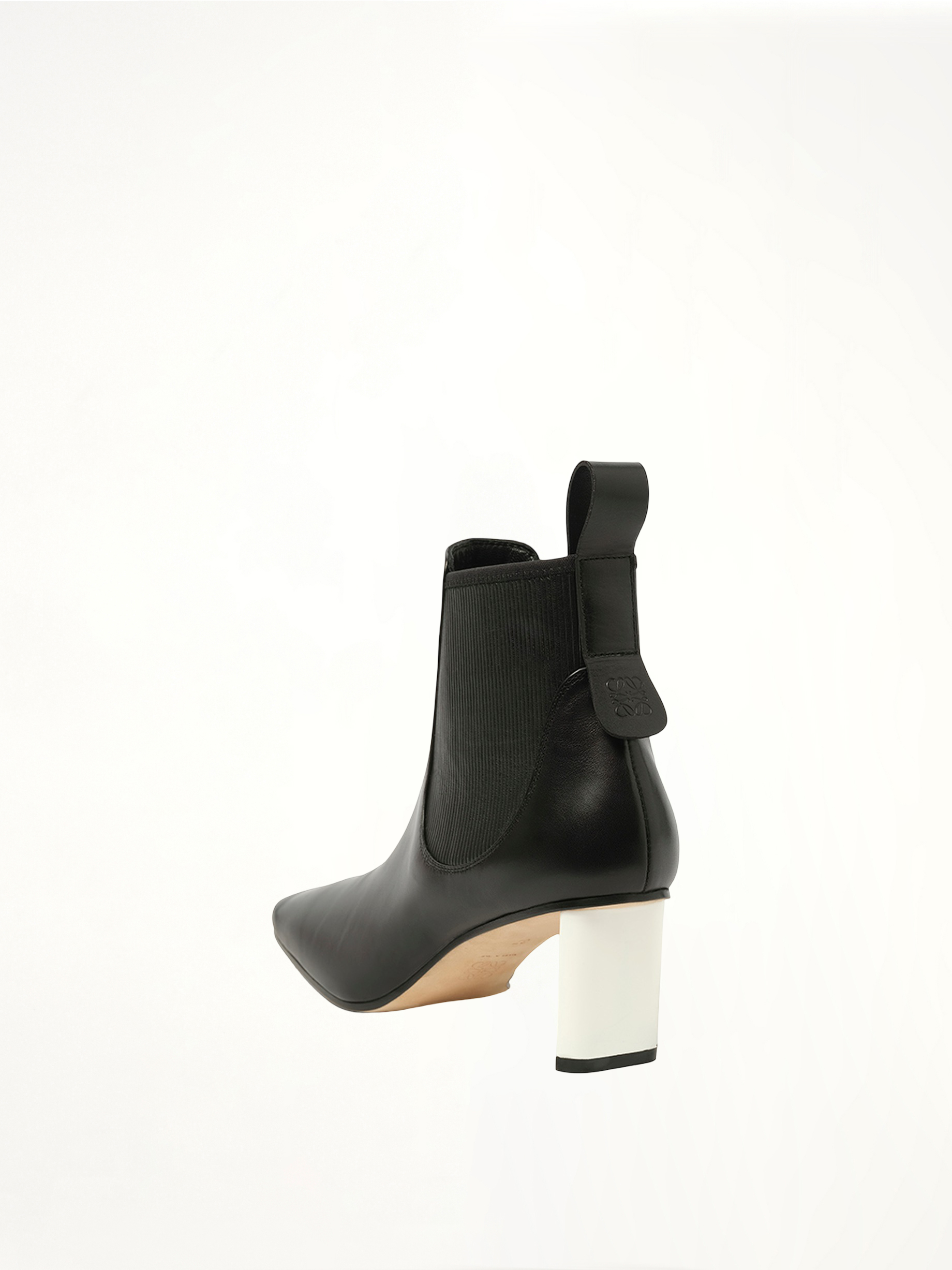 Blade Heel Boot 70 in Black Back View | LOEWE