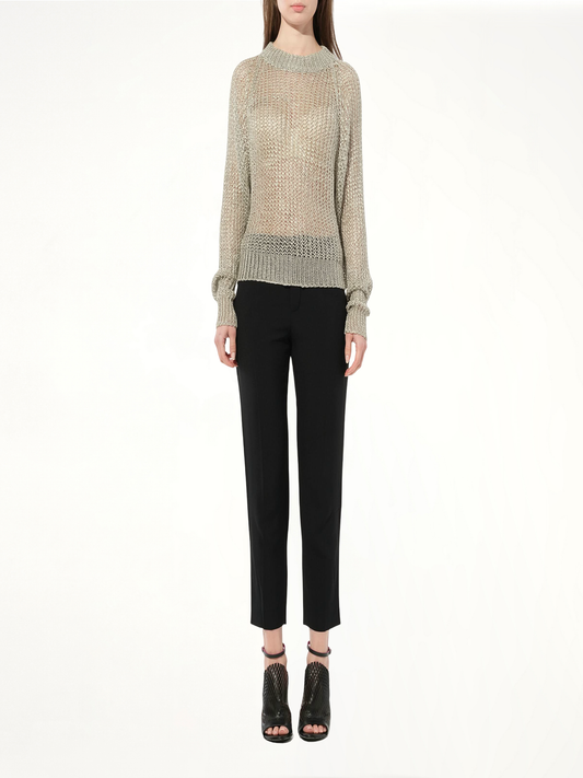 Knit Jumper in Silver