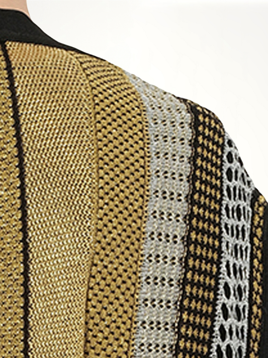 Sleeveless Cardigan Knit in Black