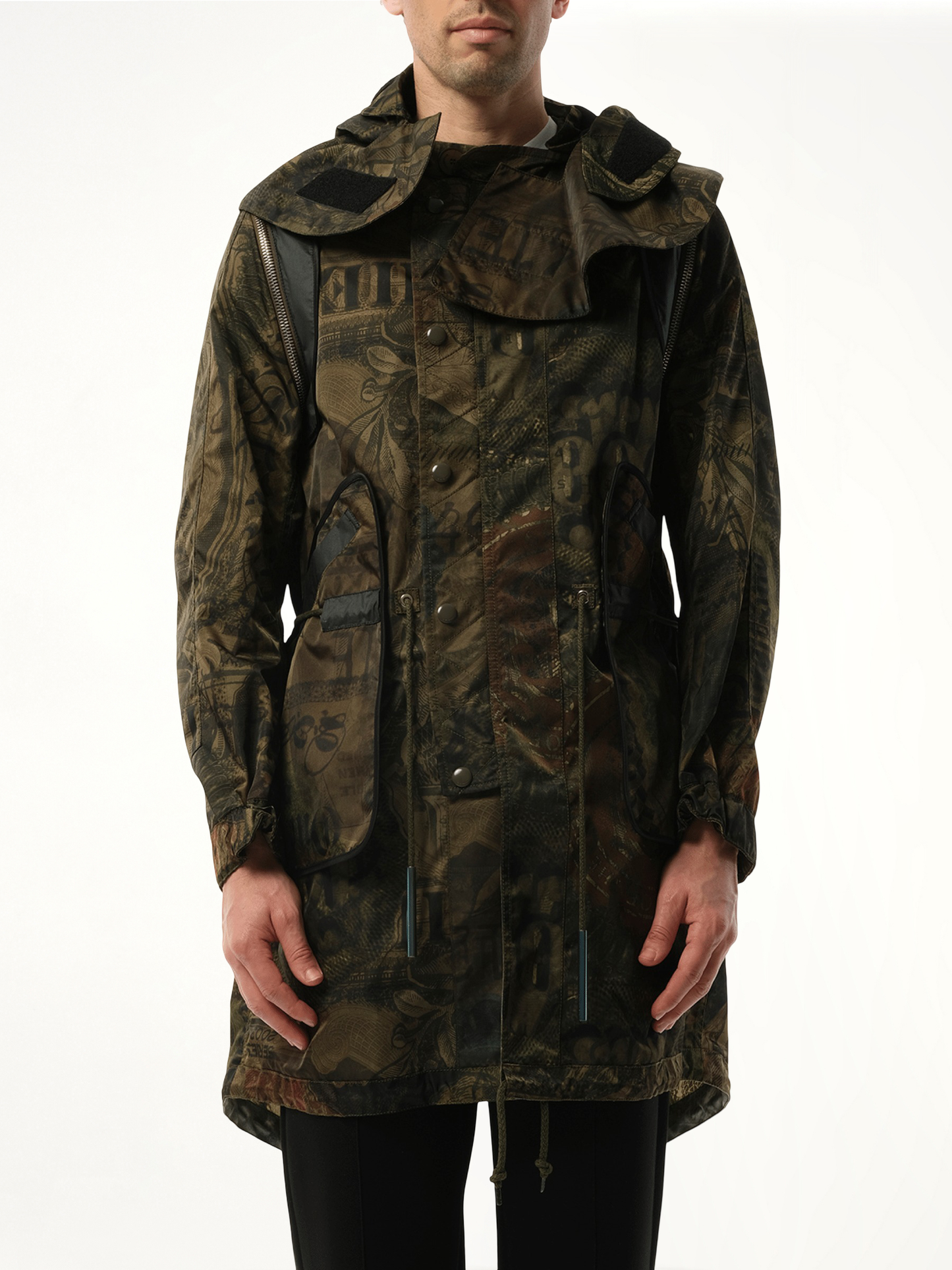 Podium Dollar Coat in Khaki