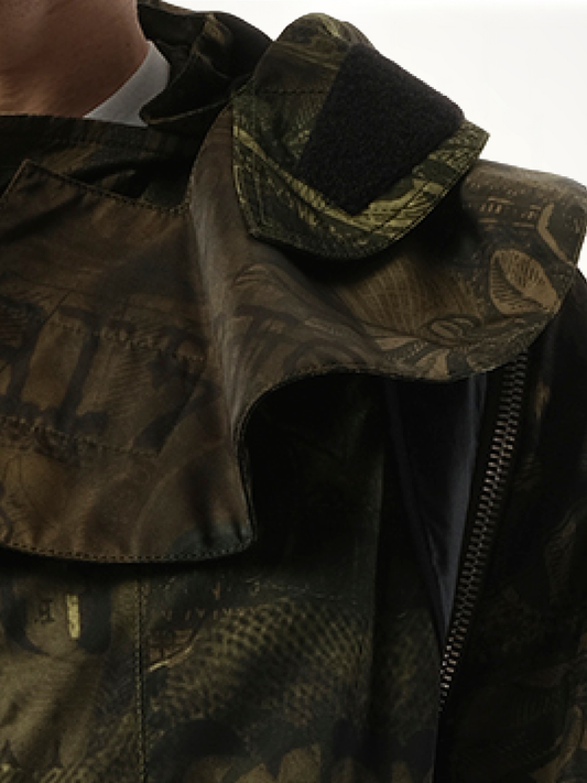 Podium Dollar Coat in Khaki