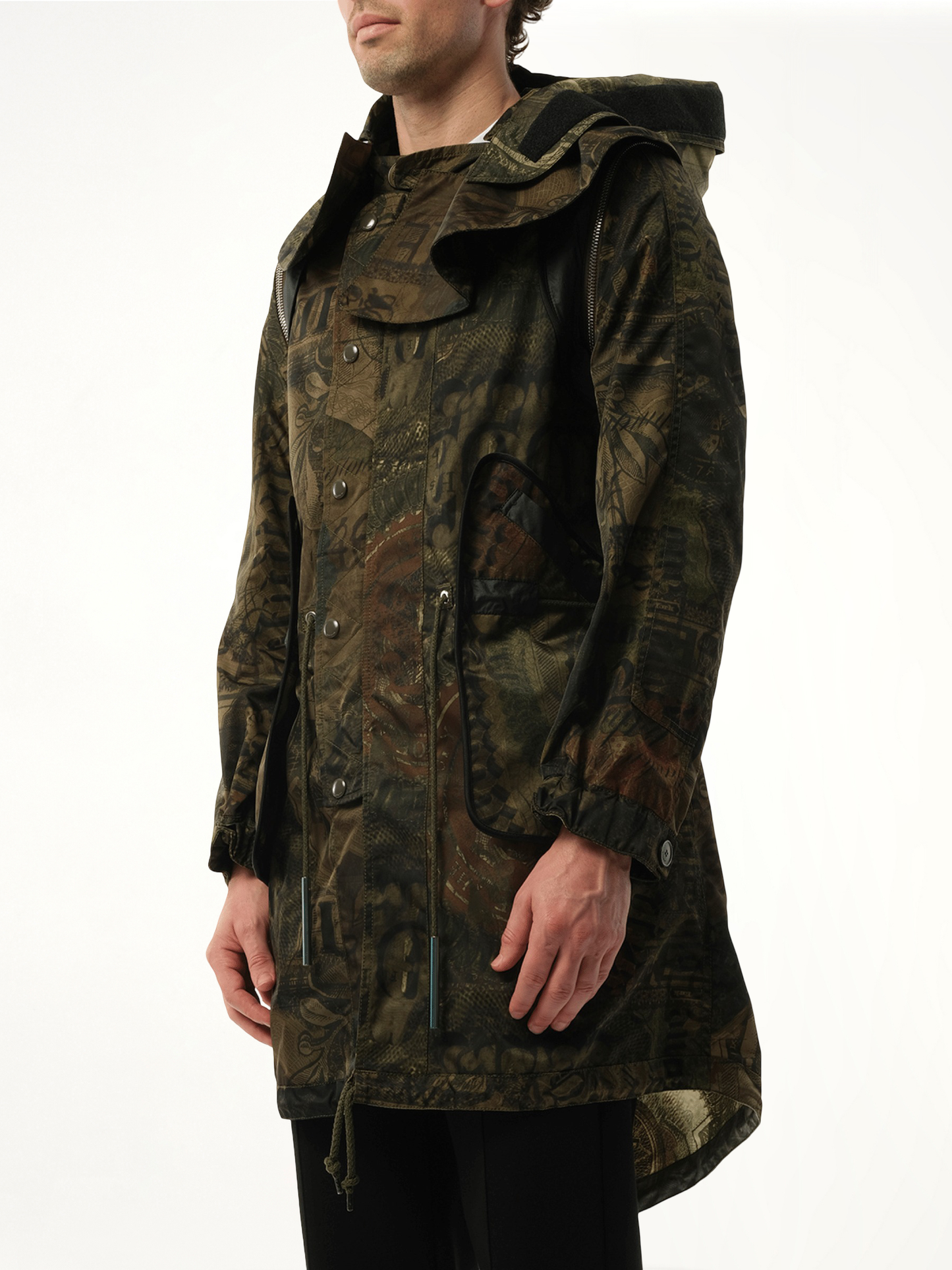 Podium Dollar Coat in Khaki