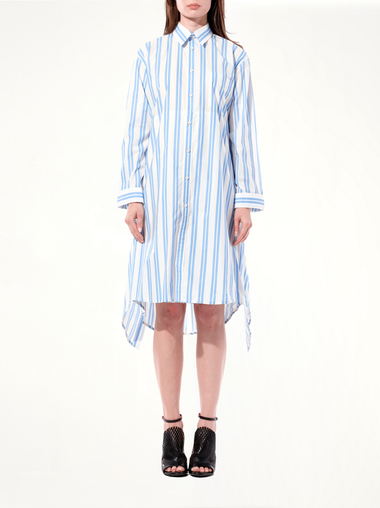 Chilie Dress in Blue/White