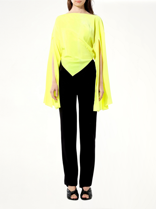 Crepe Top in Yellow