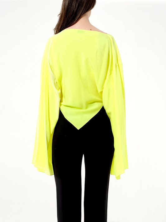 Crepe Top in Yellow