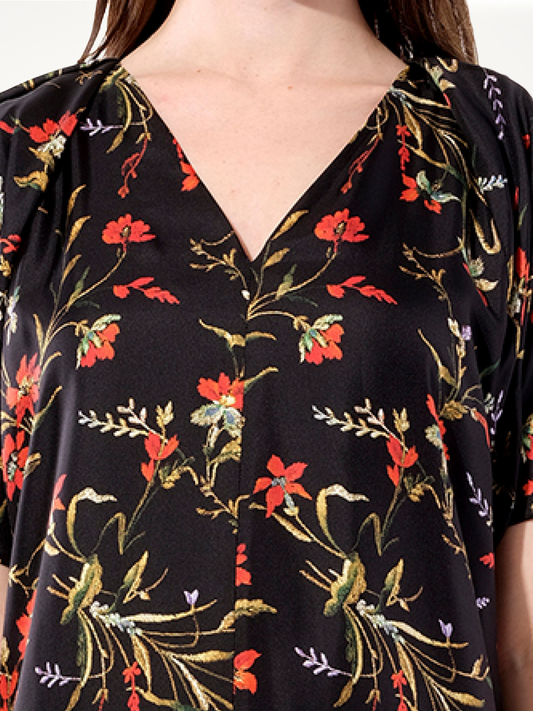 Trompe Dress in Black