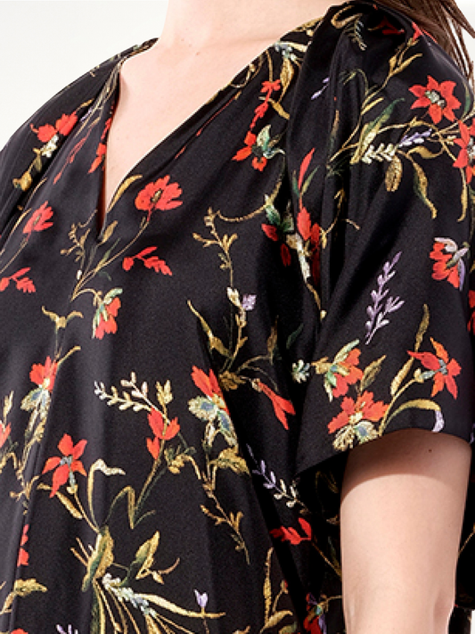 Trompe Dress in Black