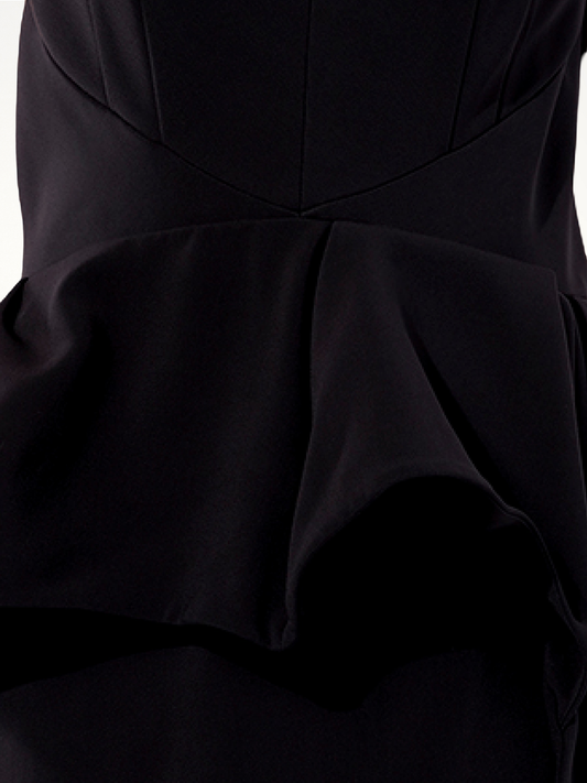 Crepe Dress in Black