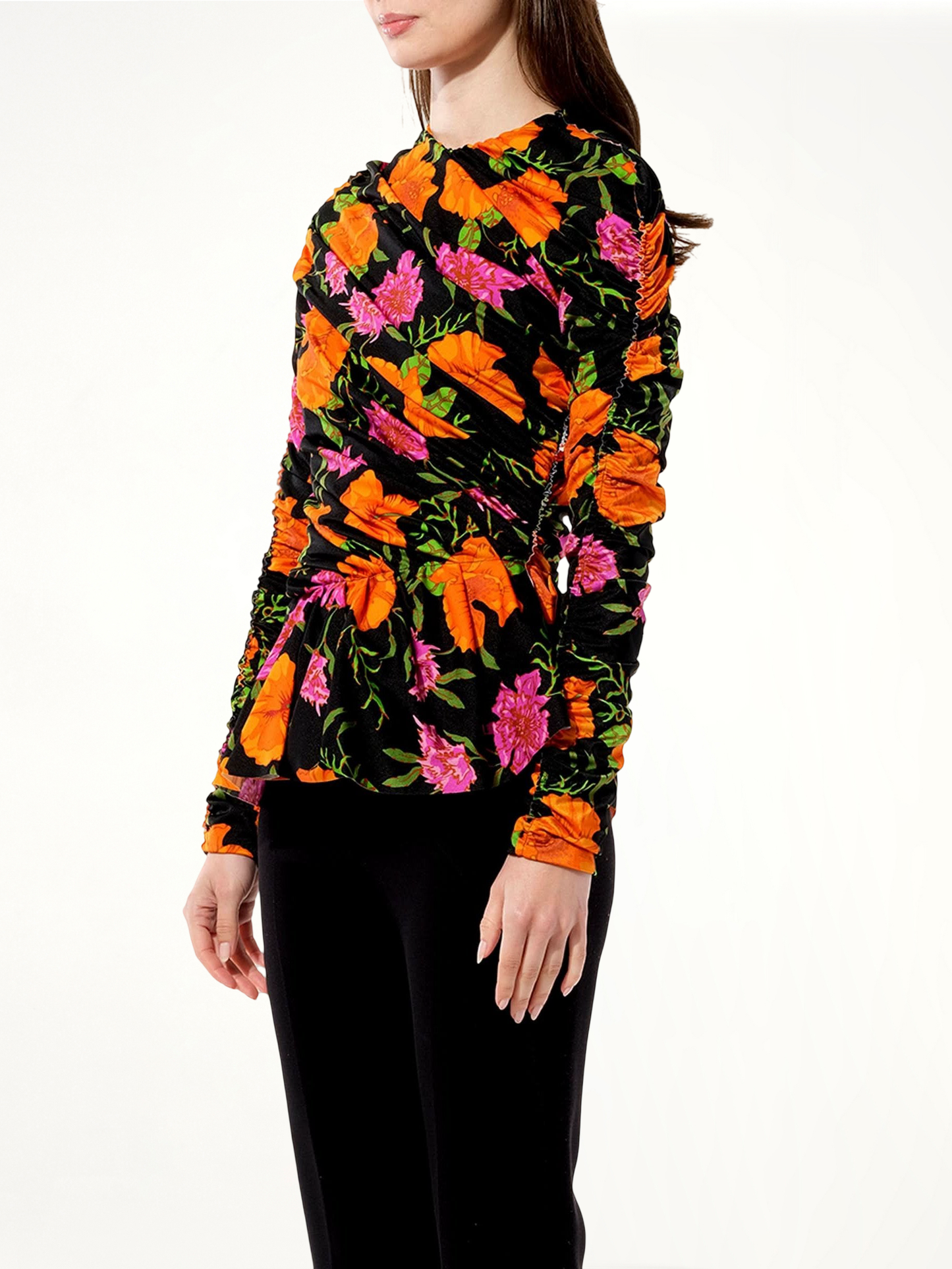 Oeillet Top in Black