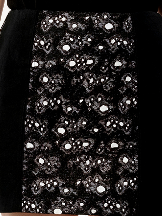 Skirt in Black/White