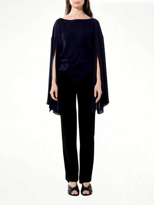 Georgette Top in Black