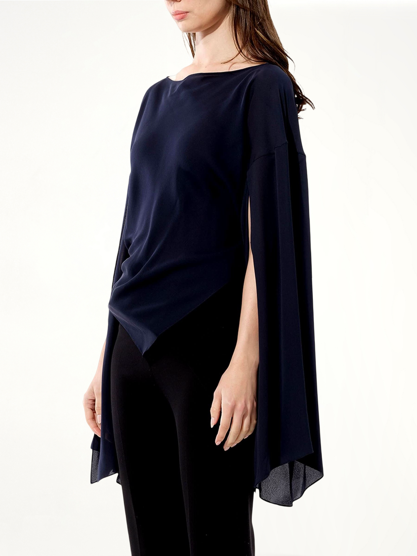 Georgette Top in Black