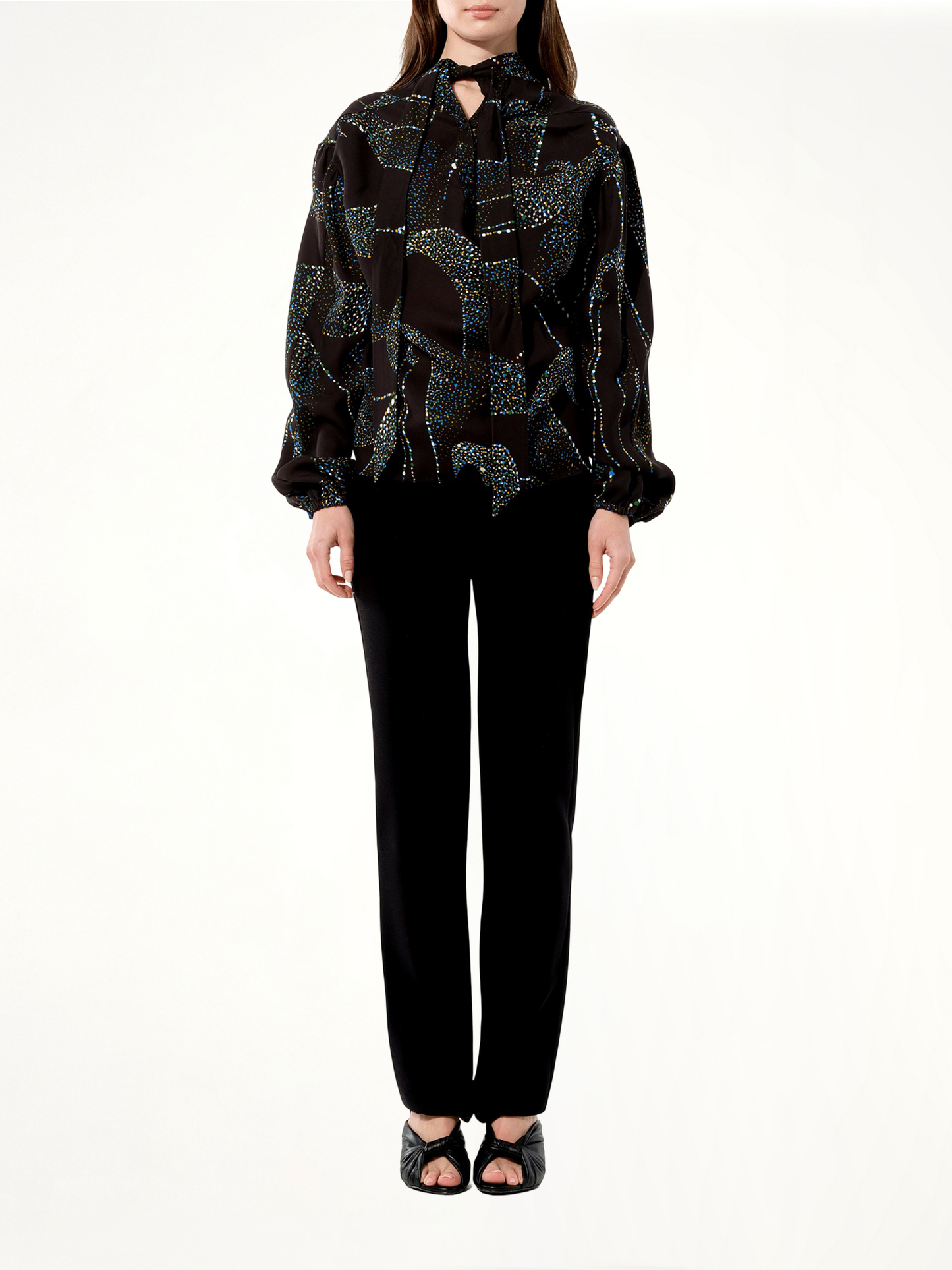 Crepe Shirt in Black