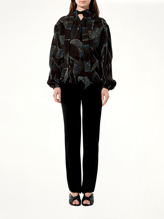 Crepe Shirt in Black