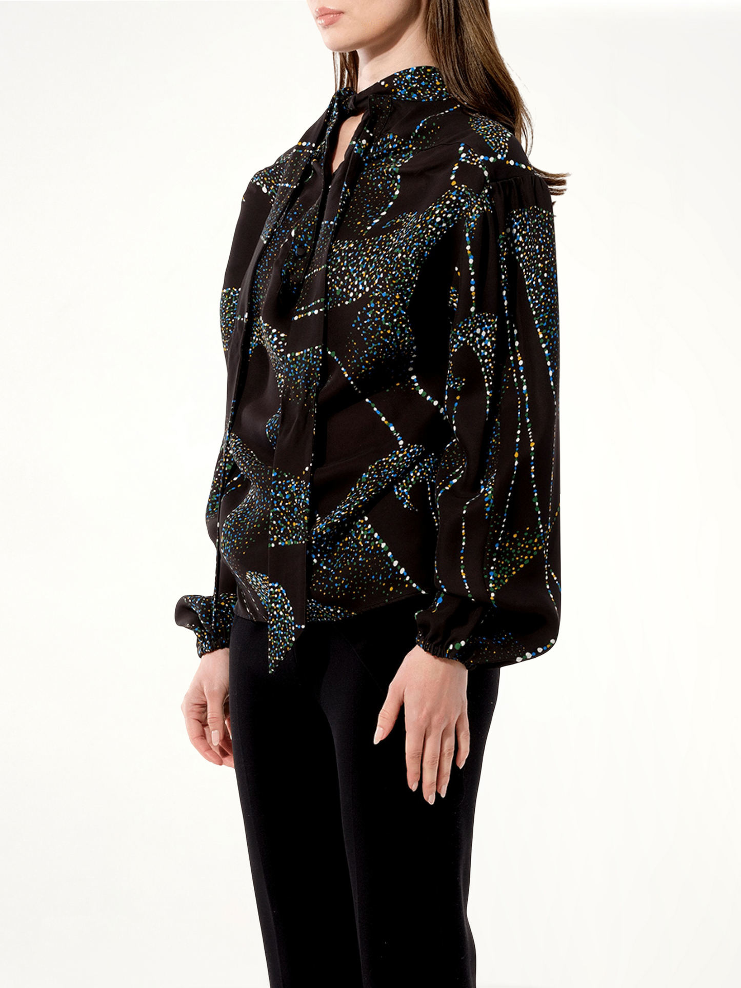 Crepe Shirt in Black