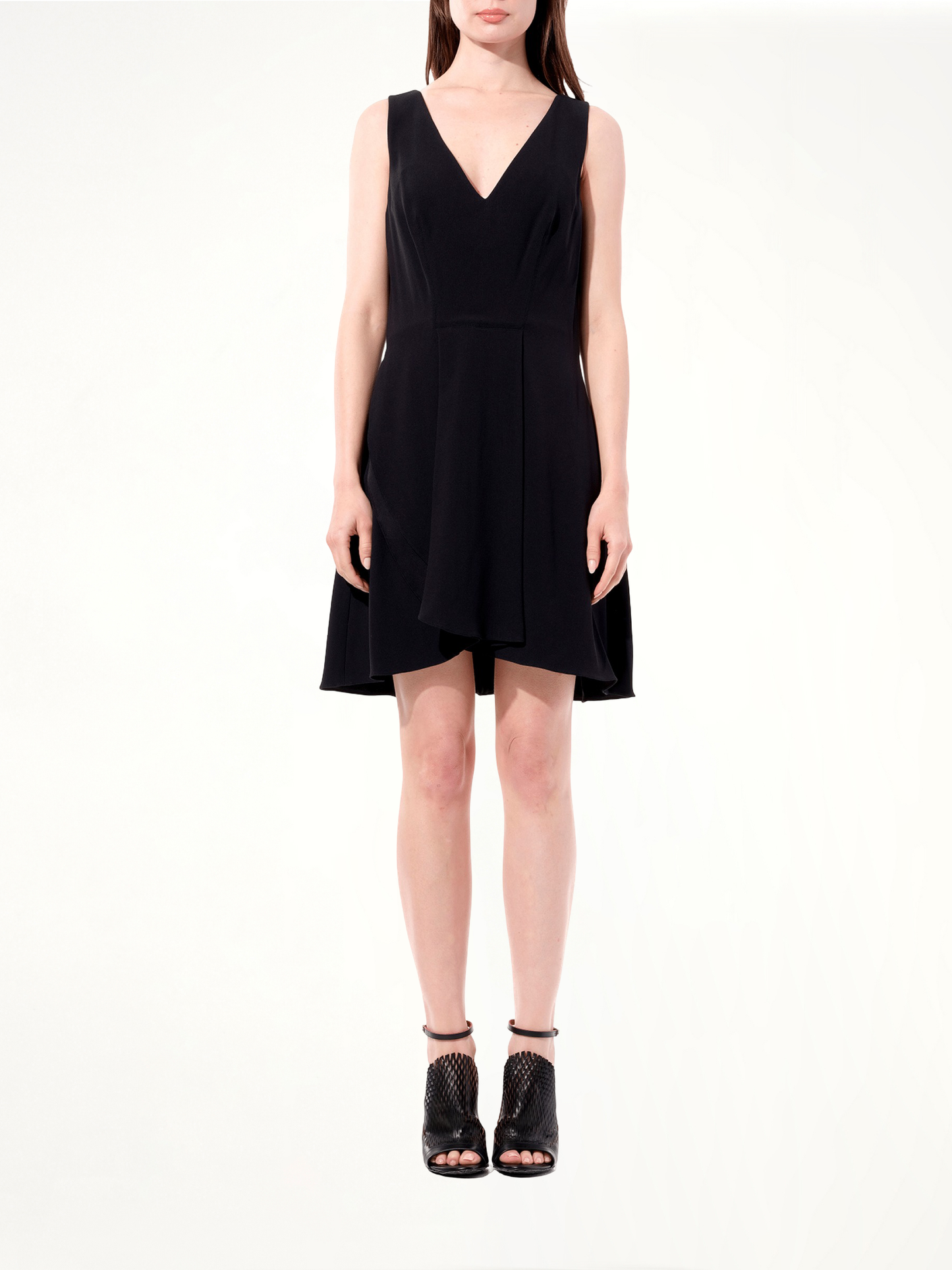 Breezy Short Sleeve Dress in Black