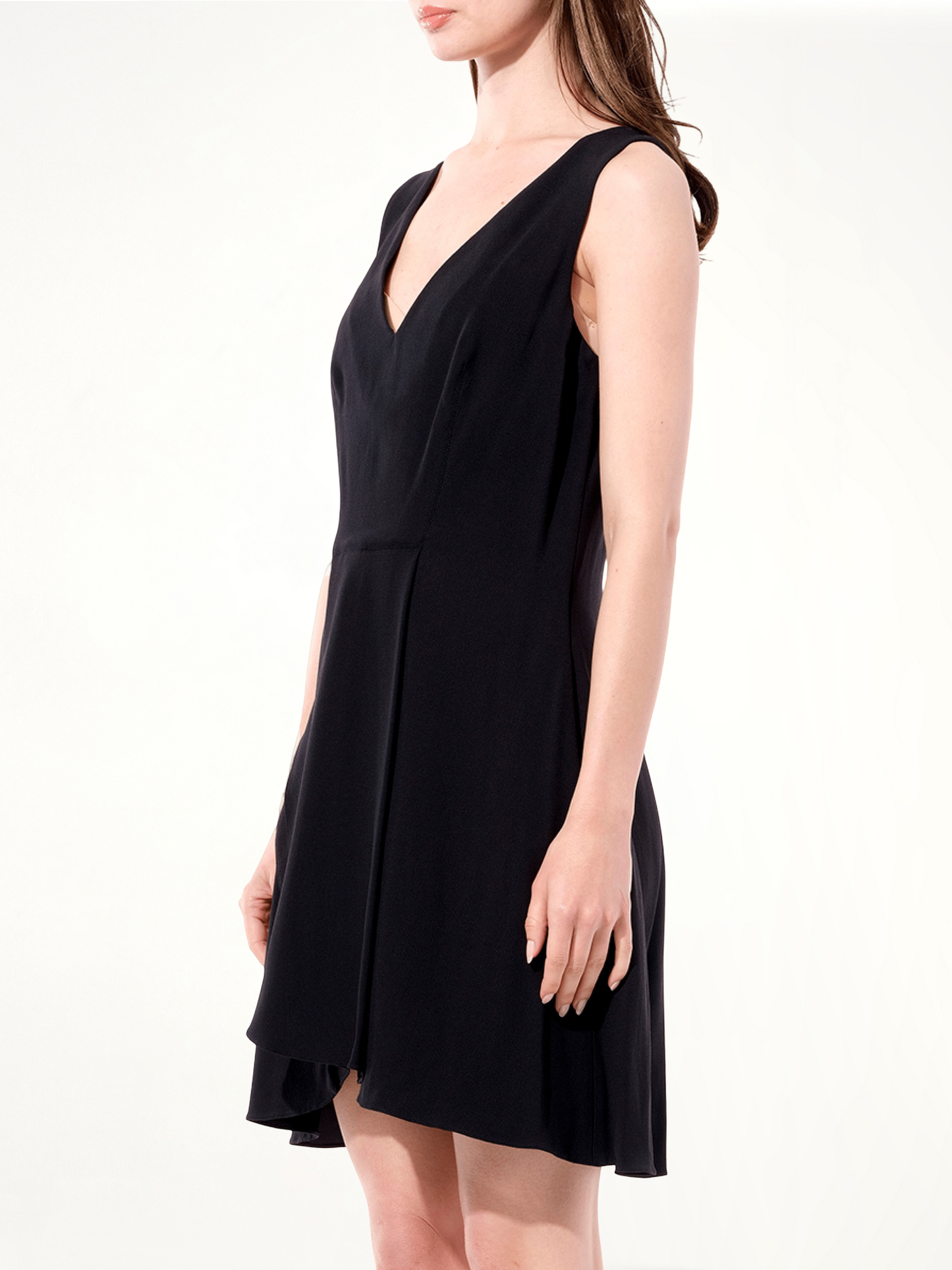 Breezy Short Sleeve Dress in Black