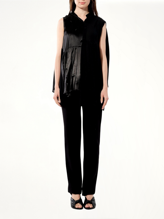 Georgette Top in Black