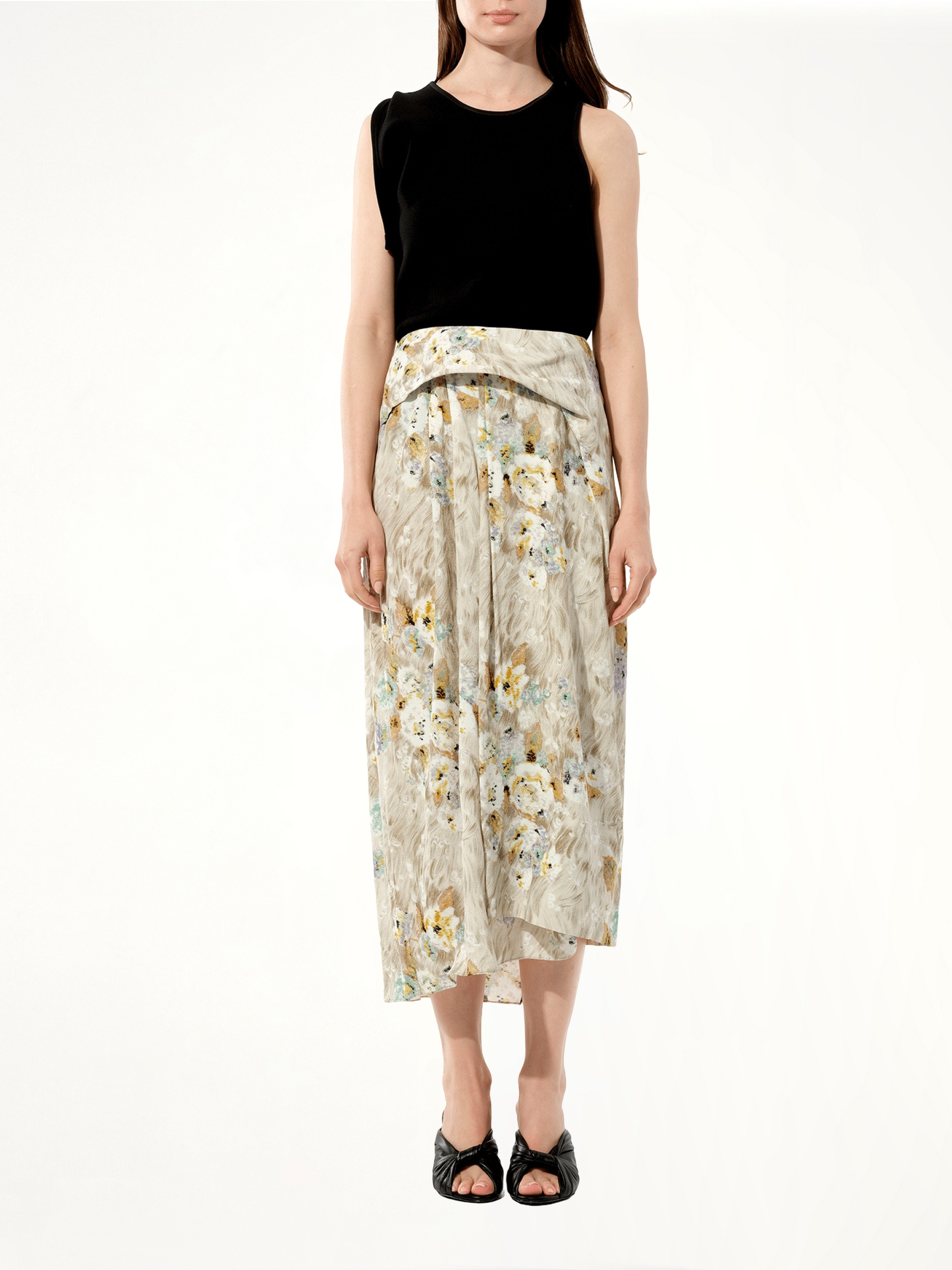 Aquarelle Skirt in Multicolor